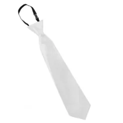 Corbata Liso Blanco