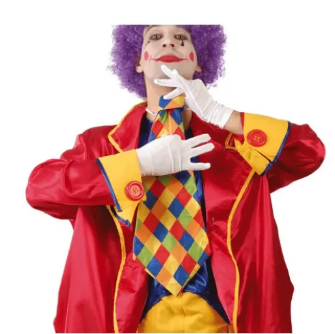 Corbata Payaso Cuadros 55cm