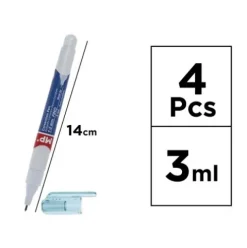 Corrector Bolígrafo Mini 4pcs