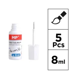 Corrector Liquido con Pincel 5pcs