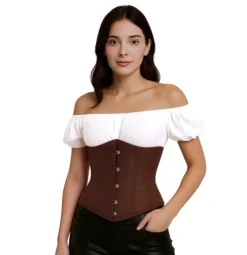 Corsé Marrón Adulta