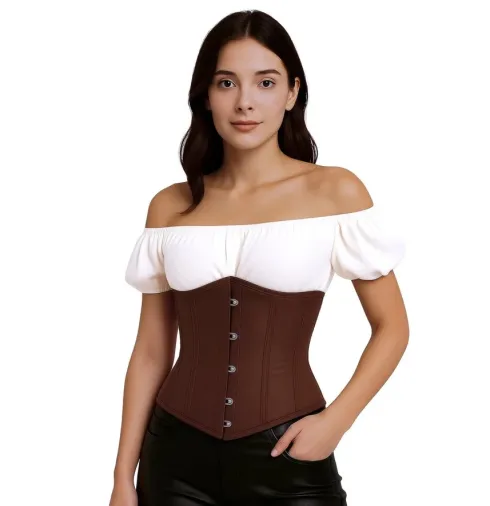 Corsé Marrón Adulta