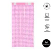 Cortina Circulos Hot Pink Iridiscente