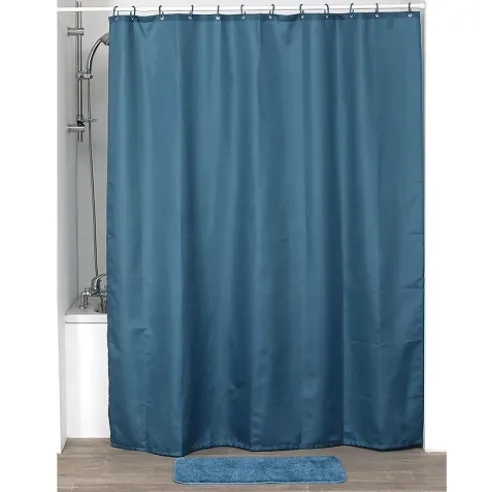 Cortina de Ducha PET – Azul Tahitiano