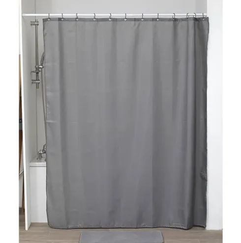 Cortina de Ducha PET – Diamantes Gris