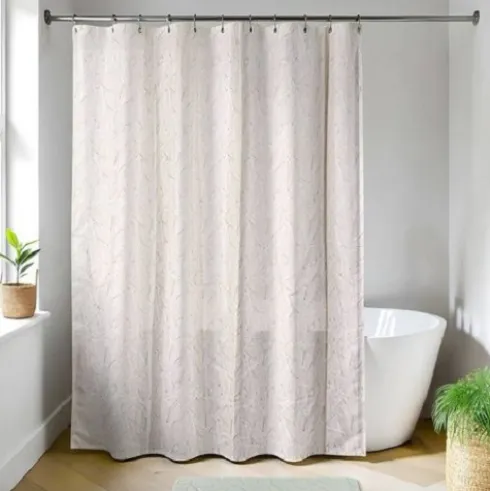 Cortina de Ducha PET – Efecto Follaje Botanique