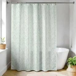 Cortina de Ducha PET – Efecto Follaje Brume