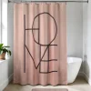 Cortina de Ducha PET – Minimalist Rosa