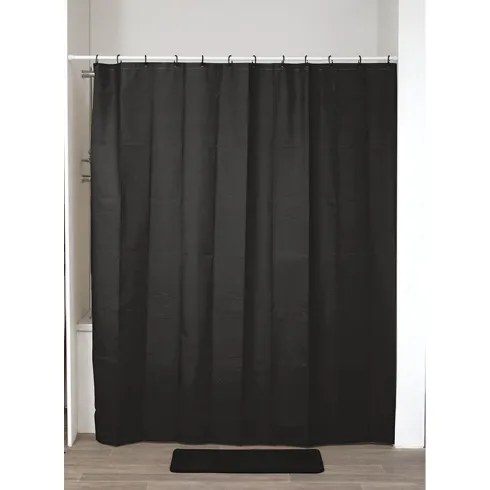 Cortina de Ducha PEVA – Negro