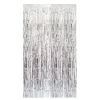 Cortina de Flecos Metalizada Plata
