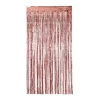 Cortina de Flecos Metalizada Rosa Oro