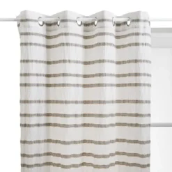 Cortina Elio Rayado Verde 135x260cm