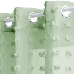 Cortina Visillo Lily Celadón 140x240cm