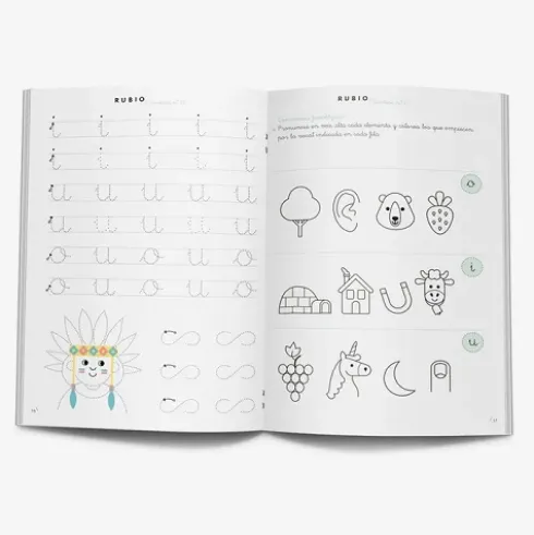 Cuaderno Caligrafías de Rubio C01