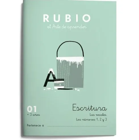 Cuaderno Caligrafías de Rubio C01