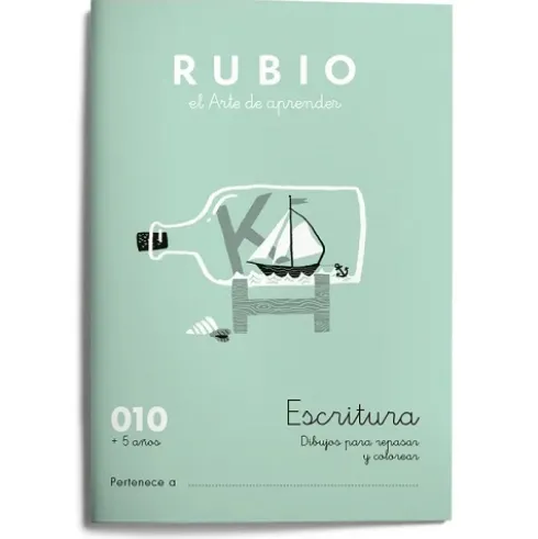 Cuaderno Caligrafías de Rubio C010