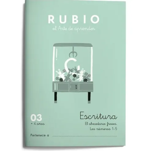 Cuaderno Caligrafías de Rubio C03