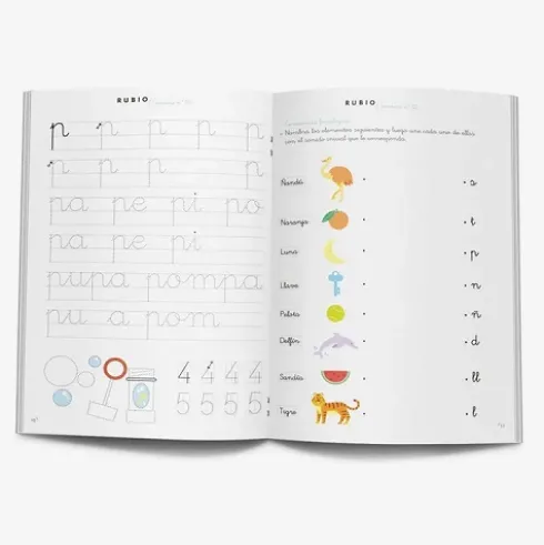 Cuaderno Caligrafías de Rubio C03