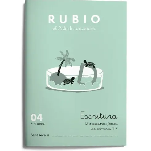 Cuaderno Caligrafías de Rubio C04