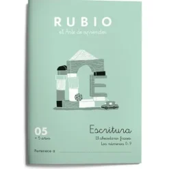Cuaderno Caligrafías de Rubio C05