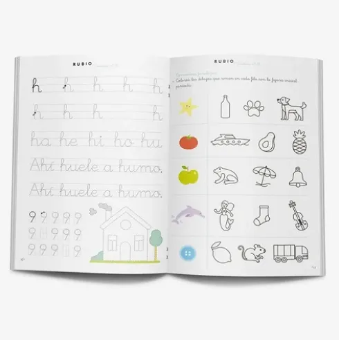 Cuaderno Caligrafías de Rubio C05