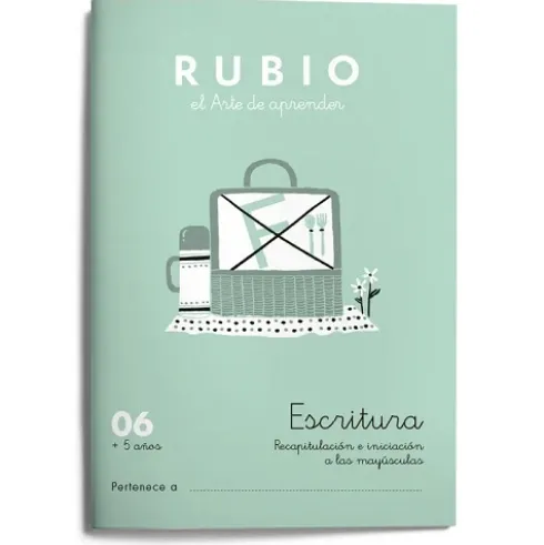 Cuaderno Caligrafías de Rubio C06