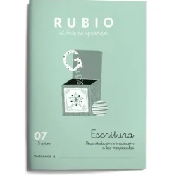Cuaderno Caligrafías de Rubio C07