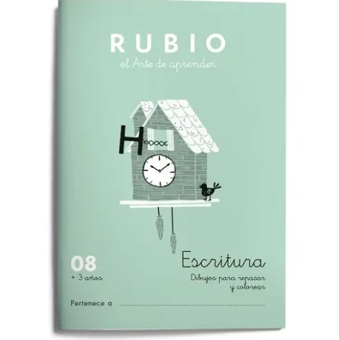 Cuaderno Caligrafías de Rubio C08