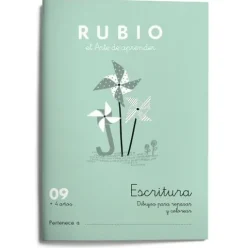 Cuaderno Caligrafías de Rubio C09