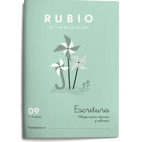 Cuaderno Caligrafías de Rubio C09