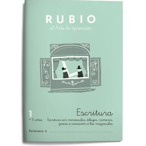 Cuaderno Caligrafías de Rubio C1