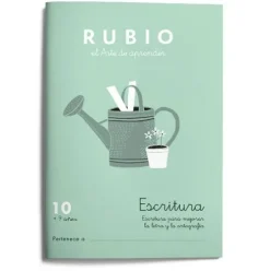 Cuaderno Caligrafías de Rubio C10