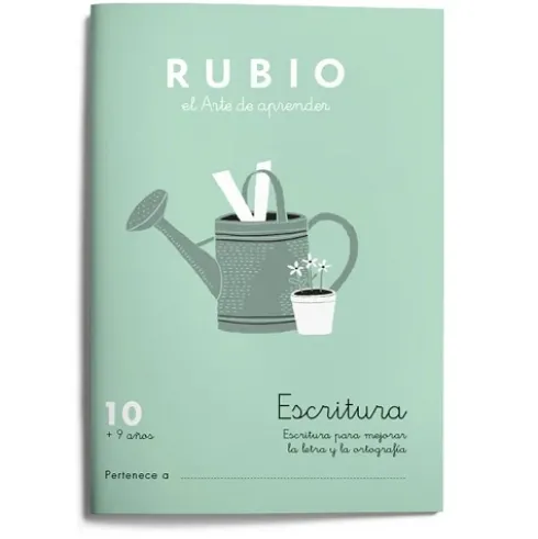 Cuaderno Caligrafías de Rubio C10