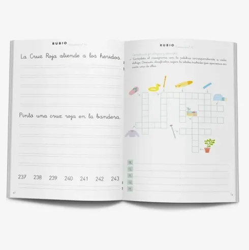 Cuaderno Caligrafías de Rubio C10
