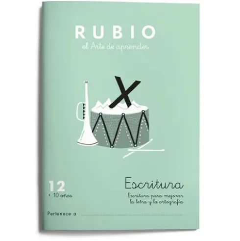 Cuaderno Caligrafías de Rubio C12