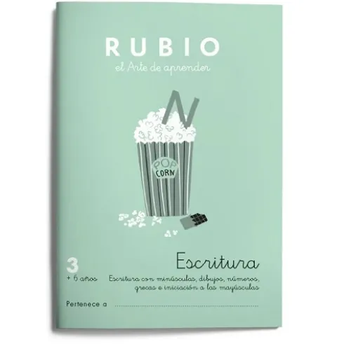 Cuaderno Caligrafías de Rubio C3