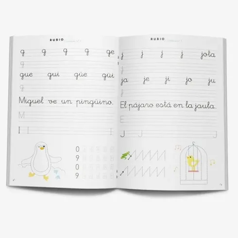 Cuaderno Caligrafías de Rubio C3