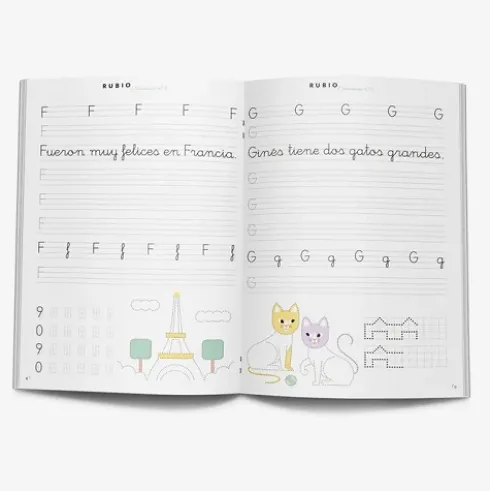 Cuaderno Caligrafías de Rubio C5