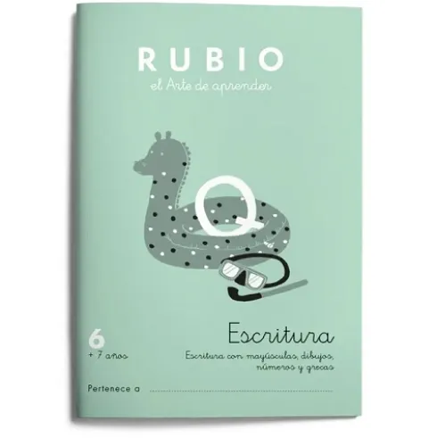 Cuaderno Caligrafías de Rubio C6