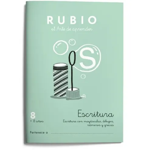 Cuaderno Caligrafías de Rubio C8