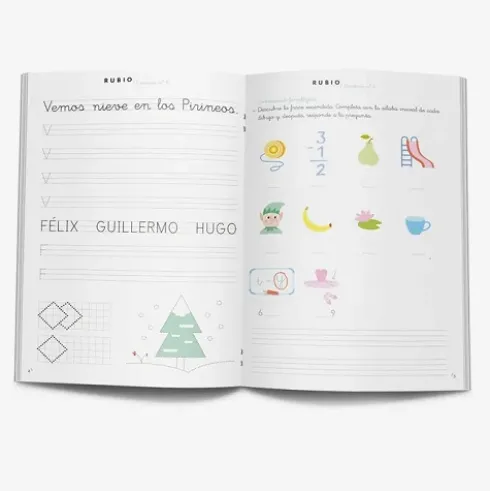 Cuaderno Caligrafías de Rubio C8