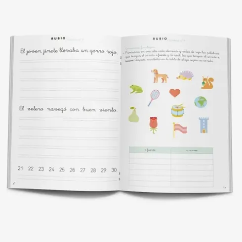Cuaderno Caligrafías de Rubio C9