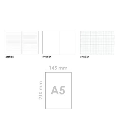 Cuaderno de Notas A5 Blanco