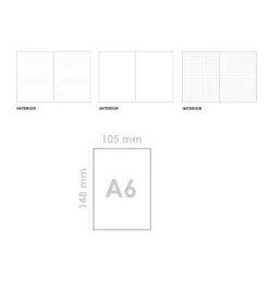 Cuaderno de Notas A6 Blanco