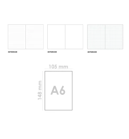 Cuaderno de Notas A6 Blanco