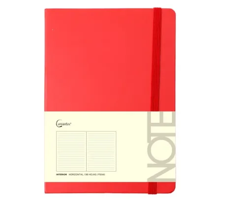 Cuaderno de Notas A6 Rojo