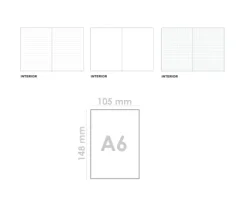Cuaderno de Notas A6 Turquesa