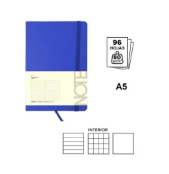 Cuaderno de Notas TF A5 Azul
