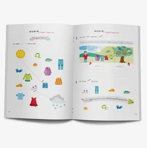 Cuaderno English 6 Years Beginners de Rubio RE6B