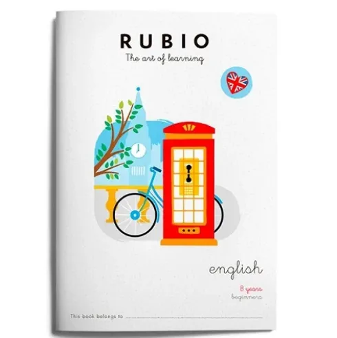 Cuaderno English 8 Years Beginners de Rubio RE8B